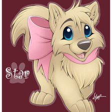 Схема вышивки «Котик»