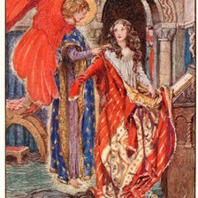 Схема вышивки «Святая Цецилия»