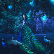 Схема вышивки «лесная чаща»