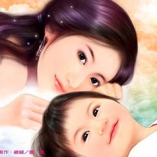 Схема вышивки «Прекрасные лица»