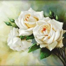 Схема вышивки «Роза»