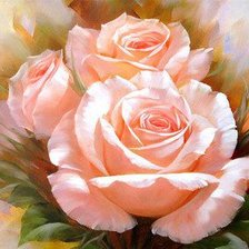 Схема вышивки «Розы»