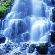 Схема вышивки «Водопад»