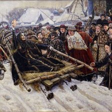 Схема вышивки «боярыня морозова»