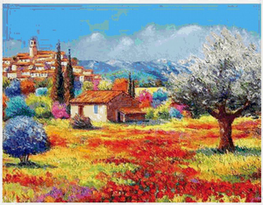 Маки - пейзаж, природа - предпросмотр