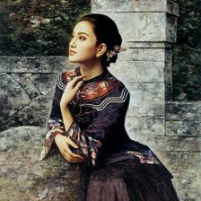 Схема вышивки «Прекрасная азиатка»