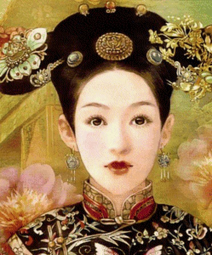 №773872 - портрет, лица, картина, живопись азии - предпросмотр