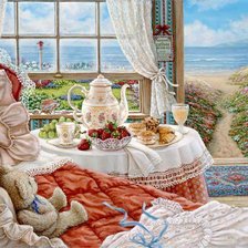 Схема вышивки «Райский уголок»