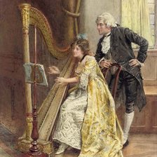 Схема вышивки «музыкальный вечер»