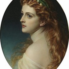 Схема вышивки «леди»