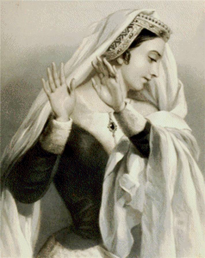 средневековая леди - леди, девушка, средневековье - предпросмотр