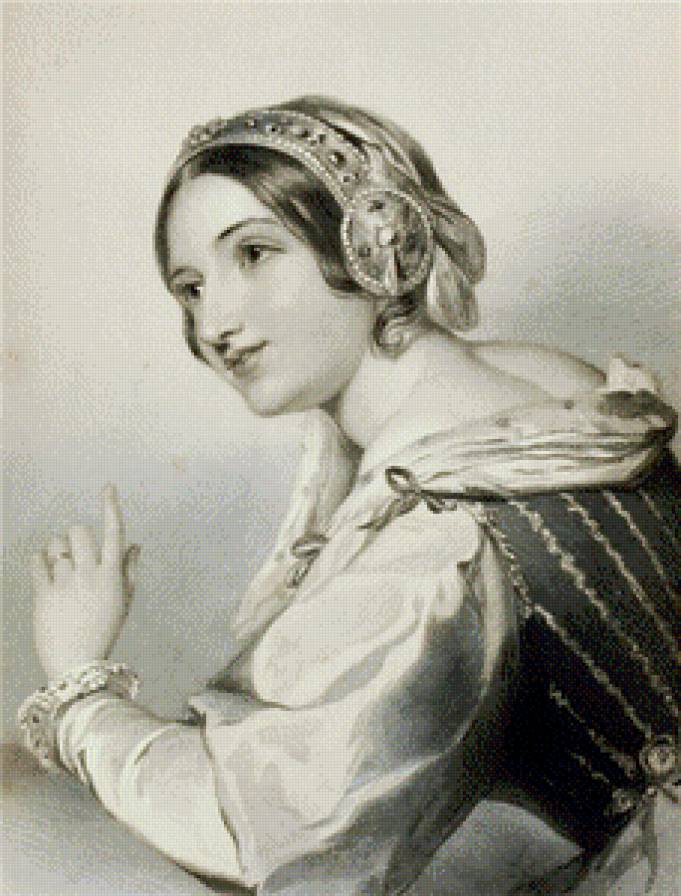 средневековая леди - девушка, леди, средневековье - предпросмотр