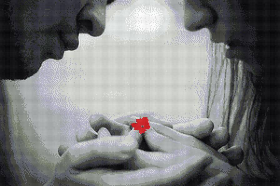 Пара - люди, монохром - предпросмотр