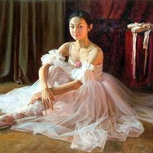 Схема вышивки «Балерина»