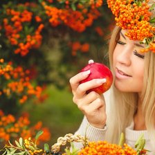 Схема вышивки «Красивая осень»