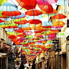 Схема вышивки «зонты»