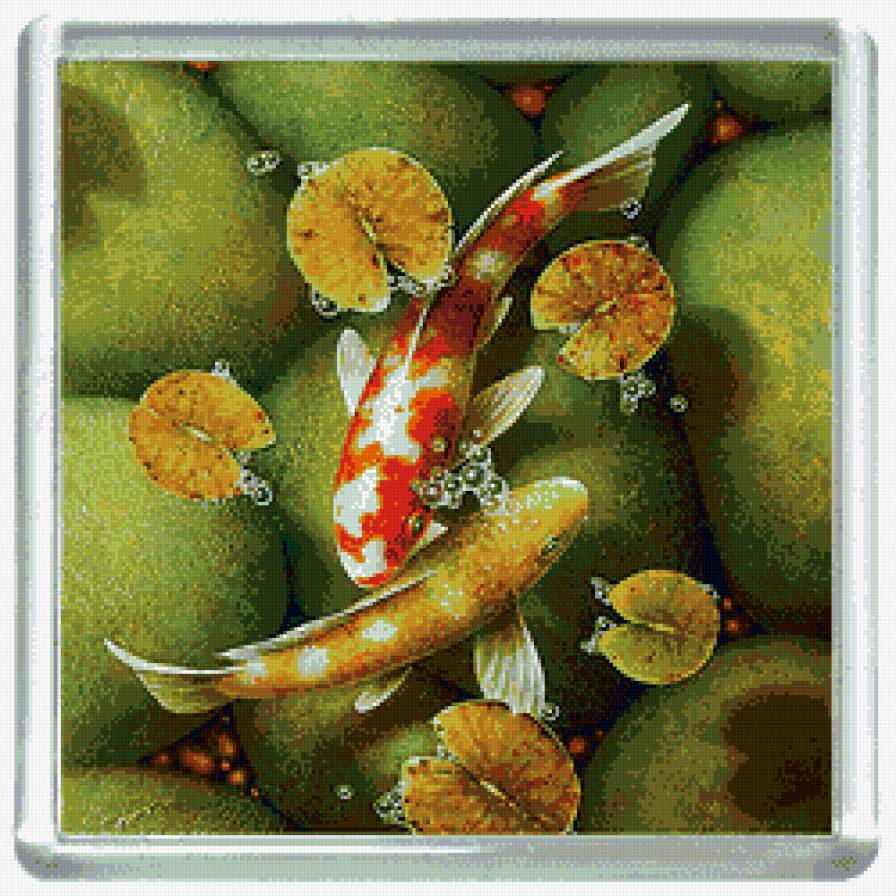 рыбки - вода, фен-шуй, рыба - предпросмотр