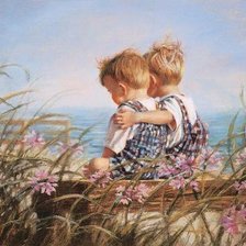 Схема вышивки «Друзья»