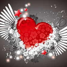 Схема вышивки «любовь-это...»