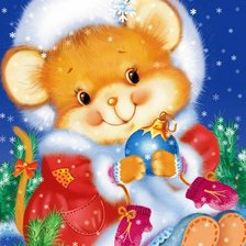 Схема вышивки «скоро новый год»