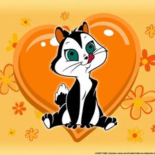 Схема вышивки «котенок»