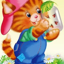 Схема вышивки «маленький натуралист»