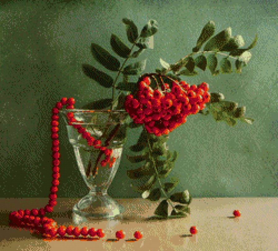 рябиновые бусы - предпросмотр