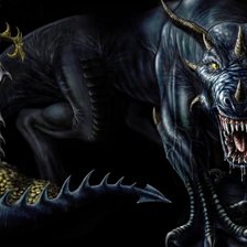 Схема вышивки «Дракон»