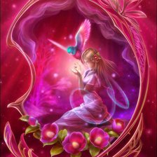 Схема вышивки «фантастическая картина»