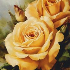 Схема вышивки «картина розы»