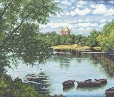 Схема вышивки «тишина»