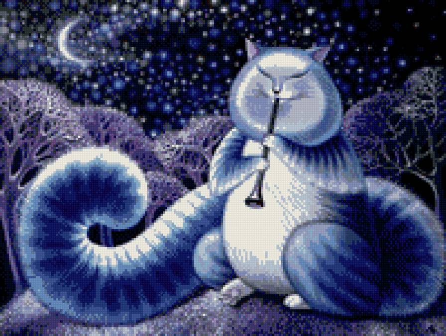 кот в ночи - предпросмотр