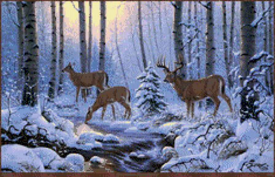 Олень - животные, олень - предпросмотр