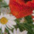 Предпросмотр схемы вышивки «маки и ромашки» (№775604)