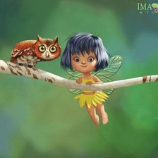 Схема вышивки «маленькая феечка»