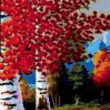 Схема вышивки «осень3»