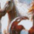 Предпросмотр схемы вышивки «бегущие лошади» (№776207)