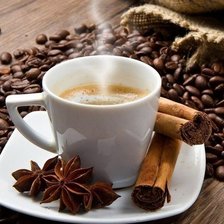 Схема вышивки «чашка кофе»