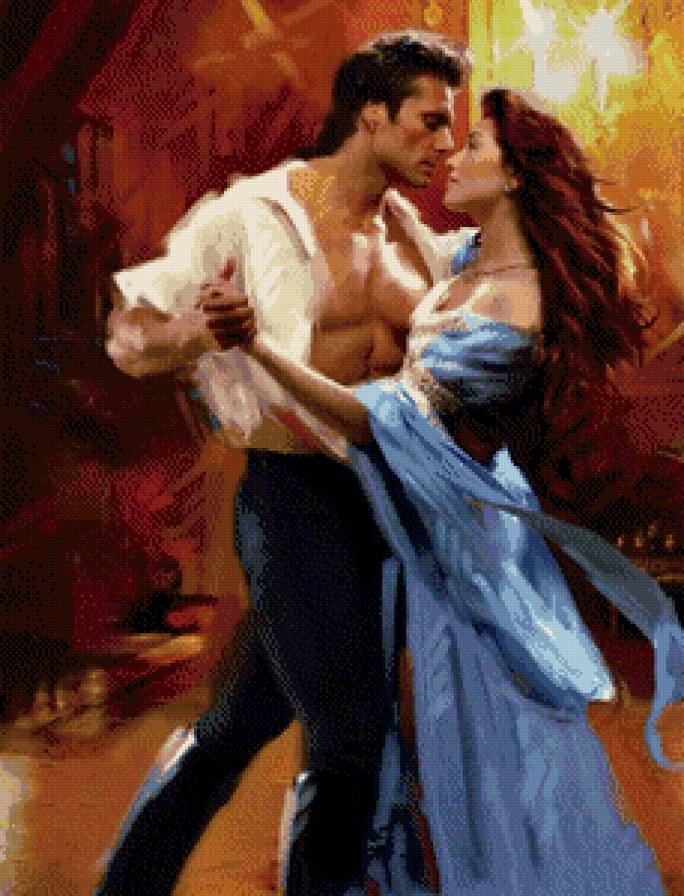 Танец - пара, романтика, любовь - предпросмотр