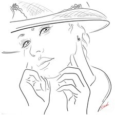 Схема вышивки «портрет»