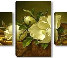 Схема вышивки «триптих цветы»