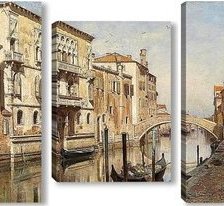 Схема вышивки «триптих город»