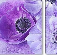 Схема вышивки «триптих цветы»