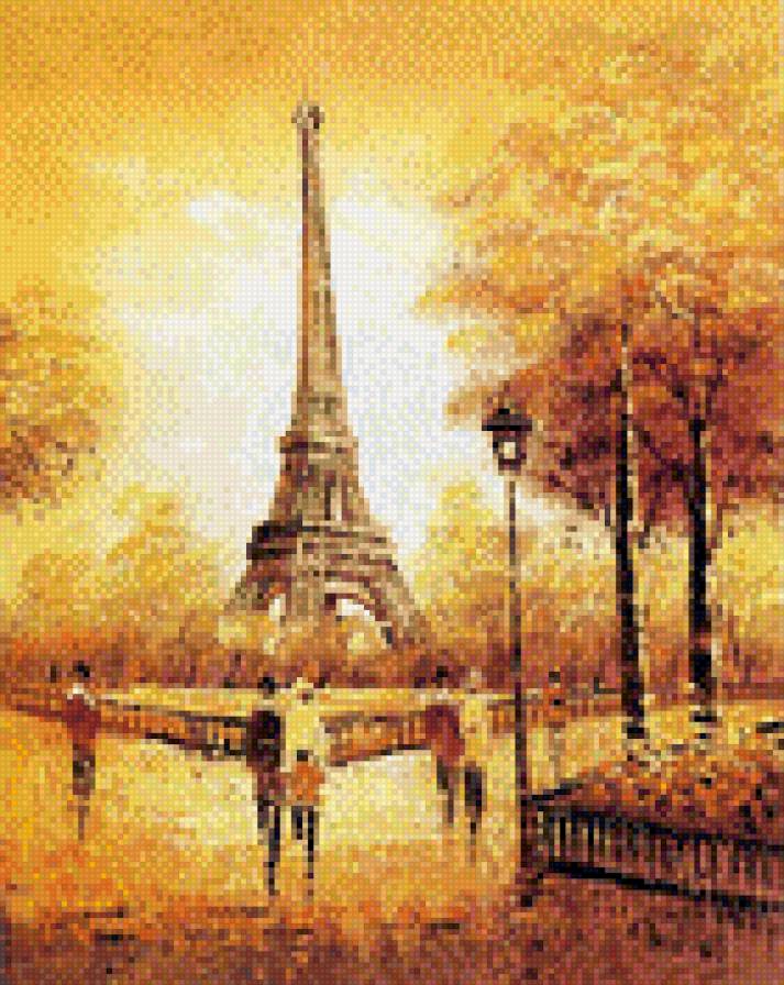 Осенний париж - осень, париж - предпросмотр