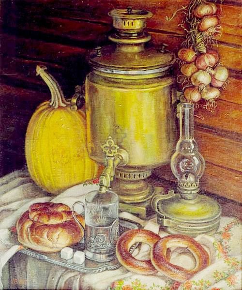 самовар натюрморт - оригинал