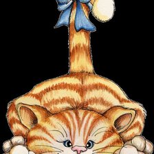 Схема вышивки «кися»