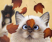 Схема вышивки «листопад»