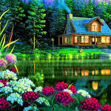 Схема вышивки «картина»