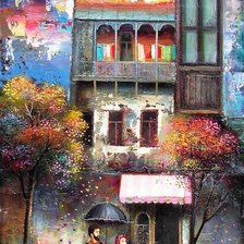 Схема вышивки «город раз»