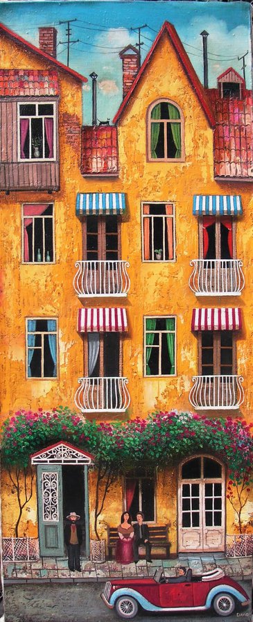 город два - гордской пейзаж - оригинал